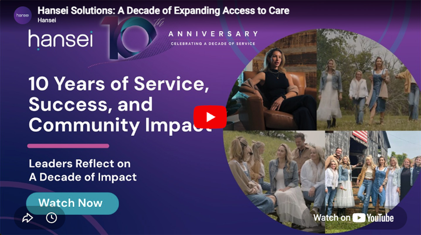 Youtube thumbnail for the video '10 Years of Service, Success, and Community Impact' by Hansei Solutions