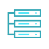 icon of a server representing data